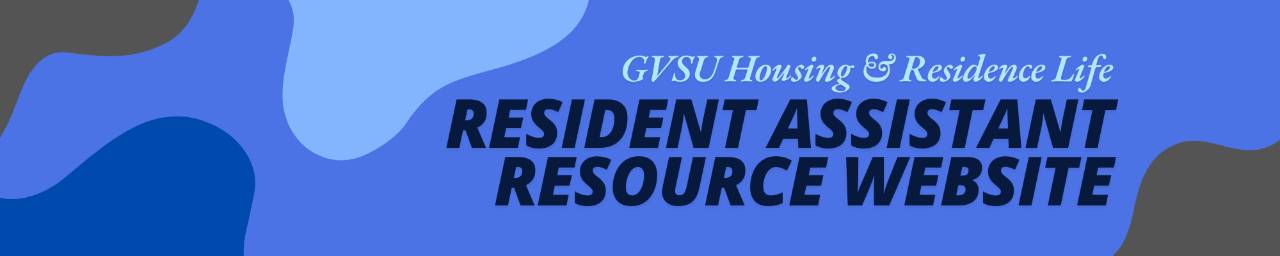 GVSU Housing & Residence Life Resident Assistant Resource Website